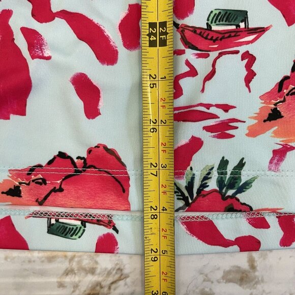 Bad Birdie Men's L Short Sleeves Golf Polo Shirt Hawaiian Tropical Print - Picture 14 of 14